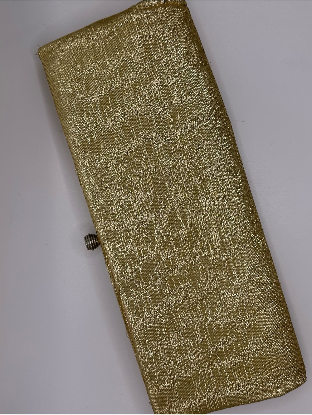 Vintage Gold Textured Clutch Wallet